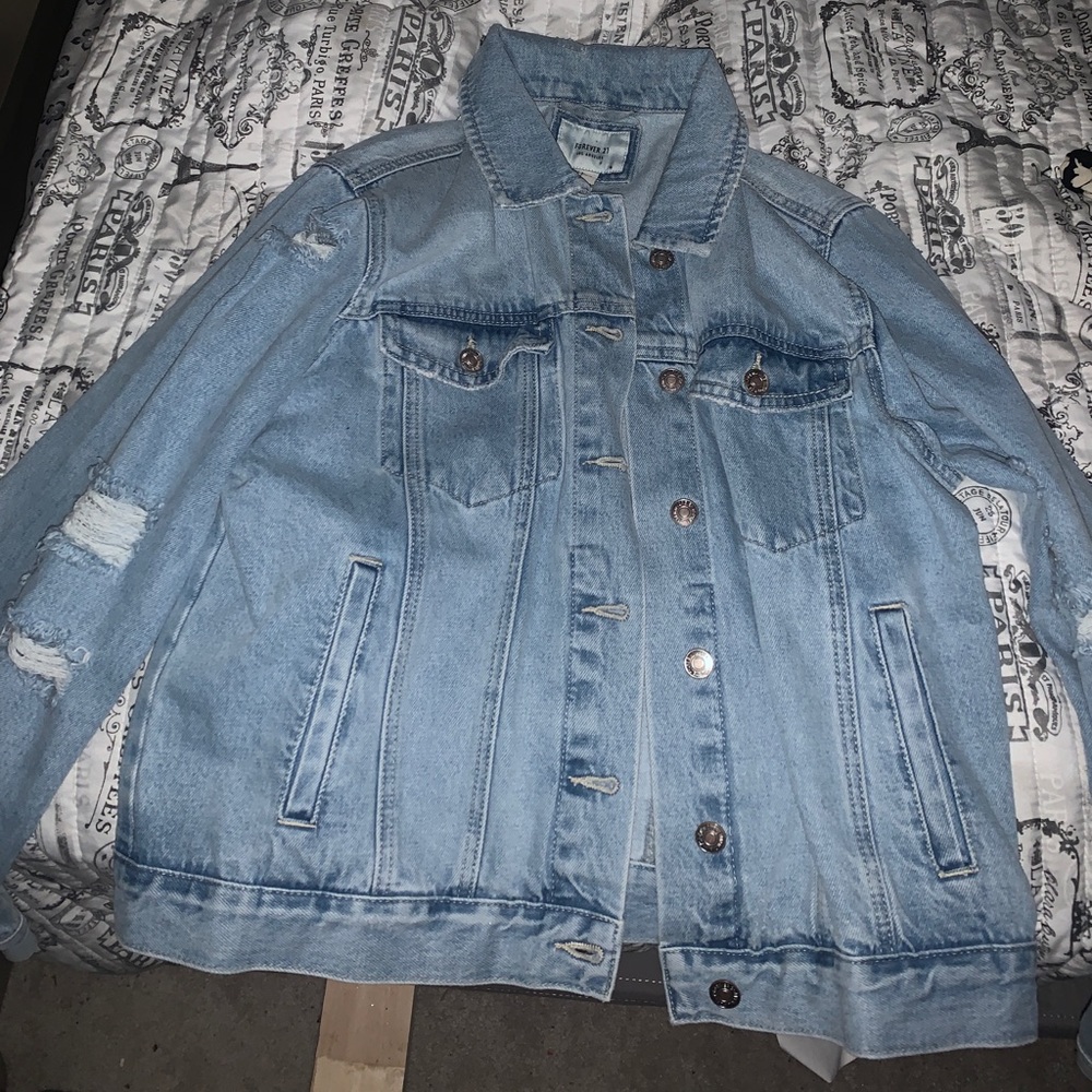 Forever 21 denim jacket.
